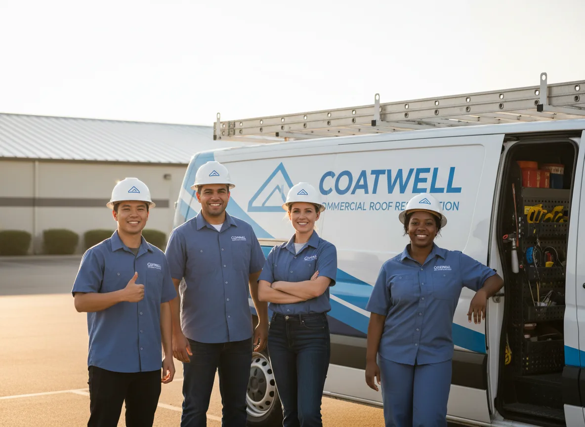 Commercial roof coating company in Grammer, IN